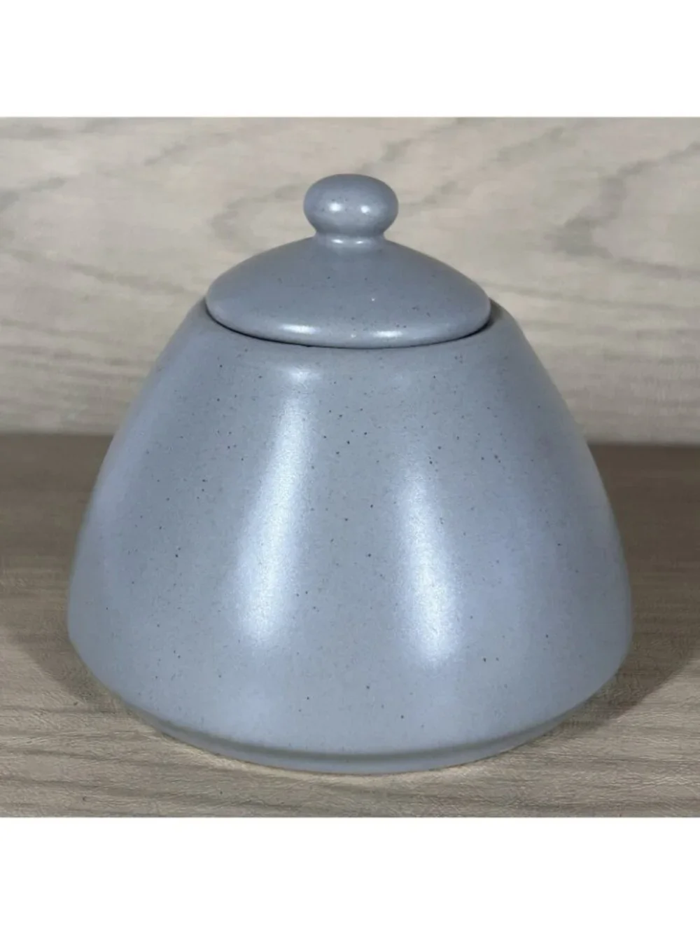 Retrone U Ligt Gray Speckled Covered Sugar Bowl Temp Small Covered Bowl